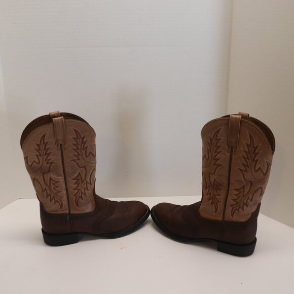 Ariat Women's Brown and Tan Cowboy Boots Size 6B - Picture 4 of 10